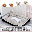 Cama Para Cachorros e Gatos com Cobertor- Sofá/Cama para Pets